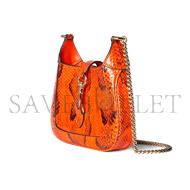G*u*i jackie notte python mini bag 782889 (19.5*18*3.5cm)